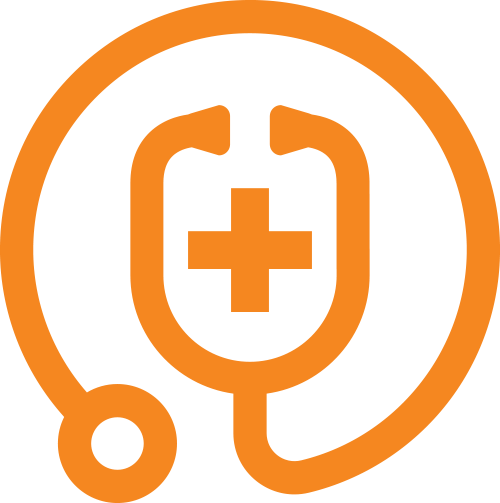 Healthcare icon: stethoscope